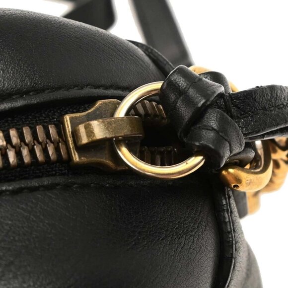 Gucci Black Leather Marmont Shoulder Bag 447632 - Picture 5 of 10